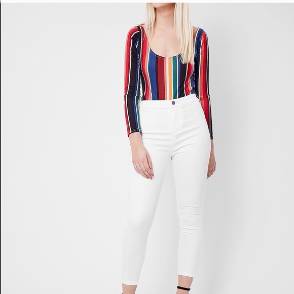 NWT RUE 21 BODYSUIT NEW MULTIPLE COLOR SIZE MEDIUM - Picture 1 of 7